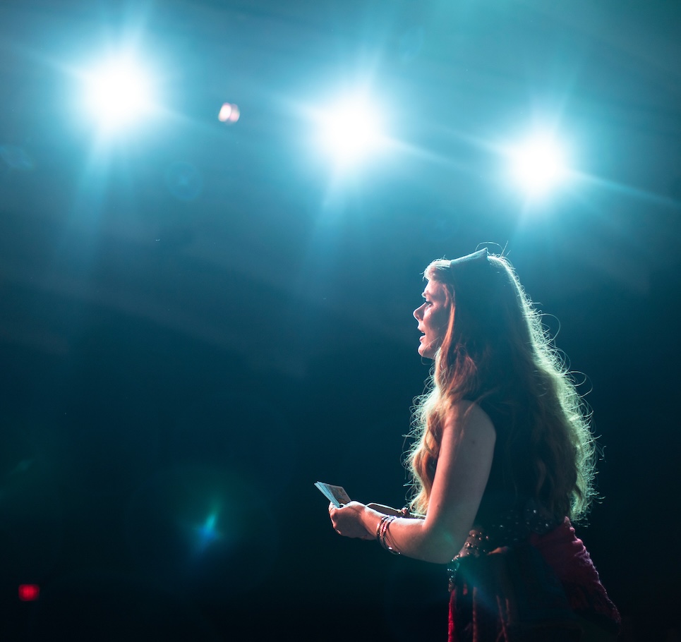 Emma Vasquez singing