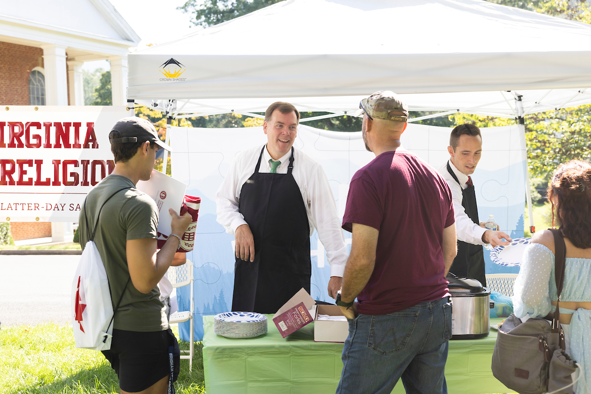 Institute pancake booth