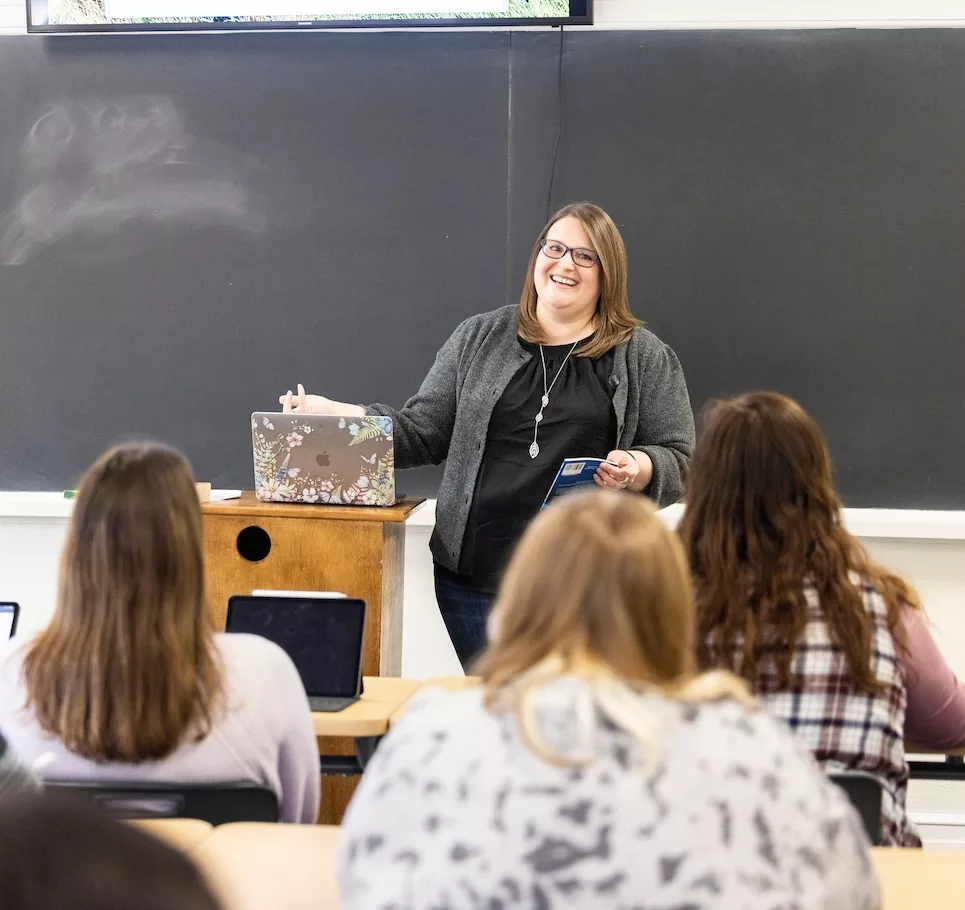 English class with Dr. Maitland.