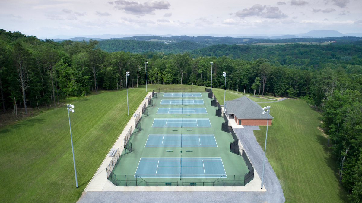 Southern Virginia University tennis courts