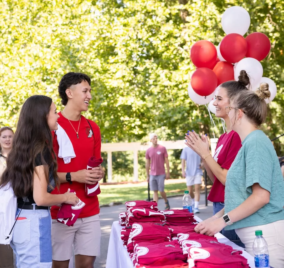 New student orientation.
