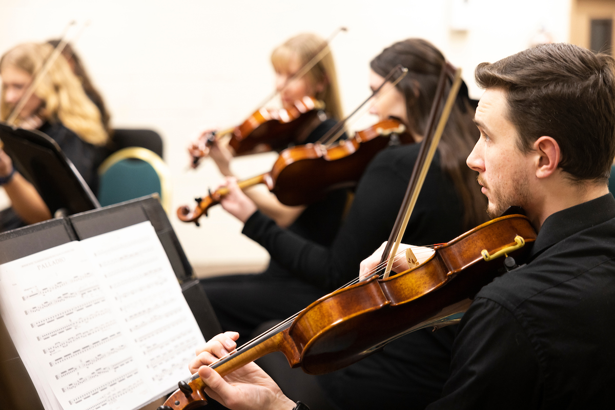 Orchestra performance